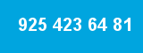 925 423 64 81 925 423 64 81
